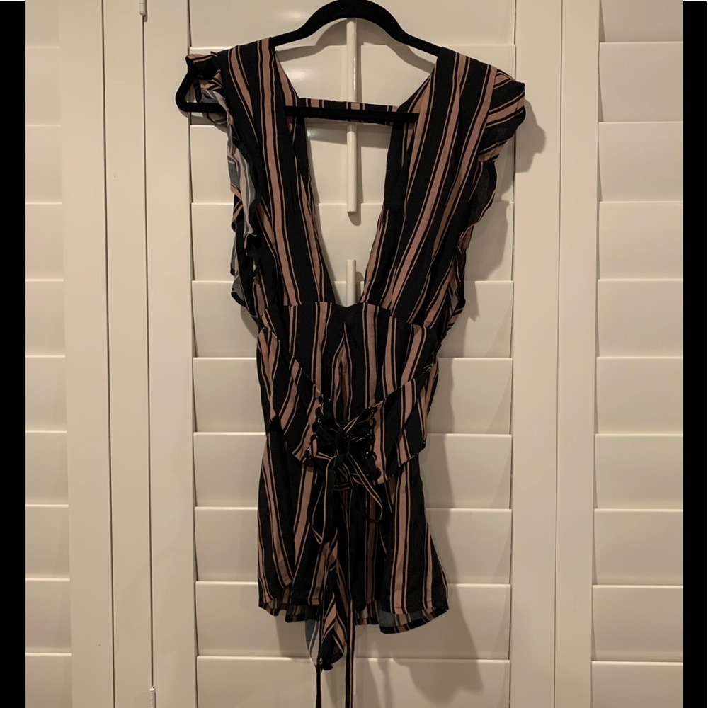 Beach Riot Ruffle Romper
